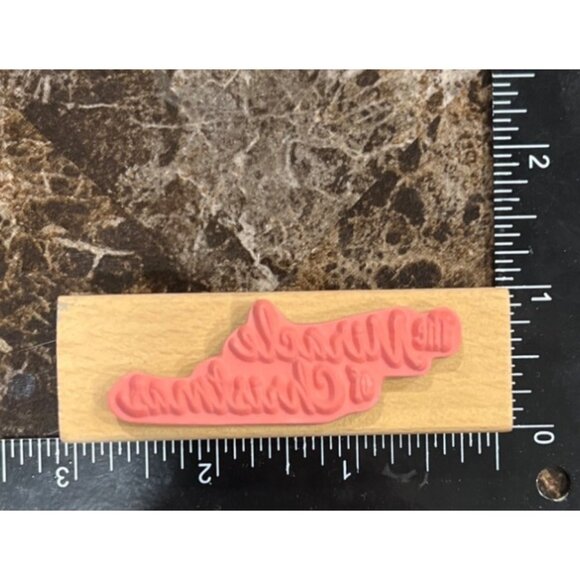 The Miracle Of Christmas Rubber Stamp By J Deni For Visuation Design - Picture 2 of 3